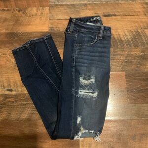 American Eagle Outfitters Super Stretch Blue Jeans